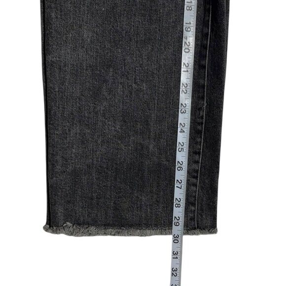 NWT A.N.A Highest Rise Vintage Straight Jeans Gray Size 10 Tall - Picture 5 of 12